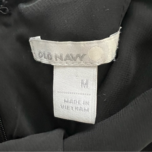 Black Halter Deep V-neck Maxi Dress with asymmetrical hem Size Medium Classic - Picture 5 of 8